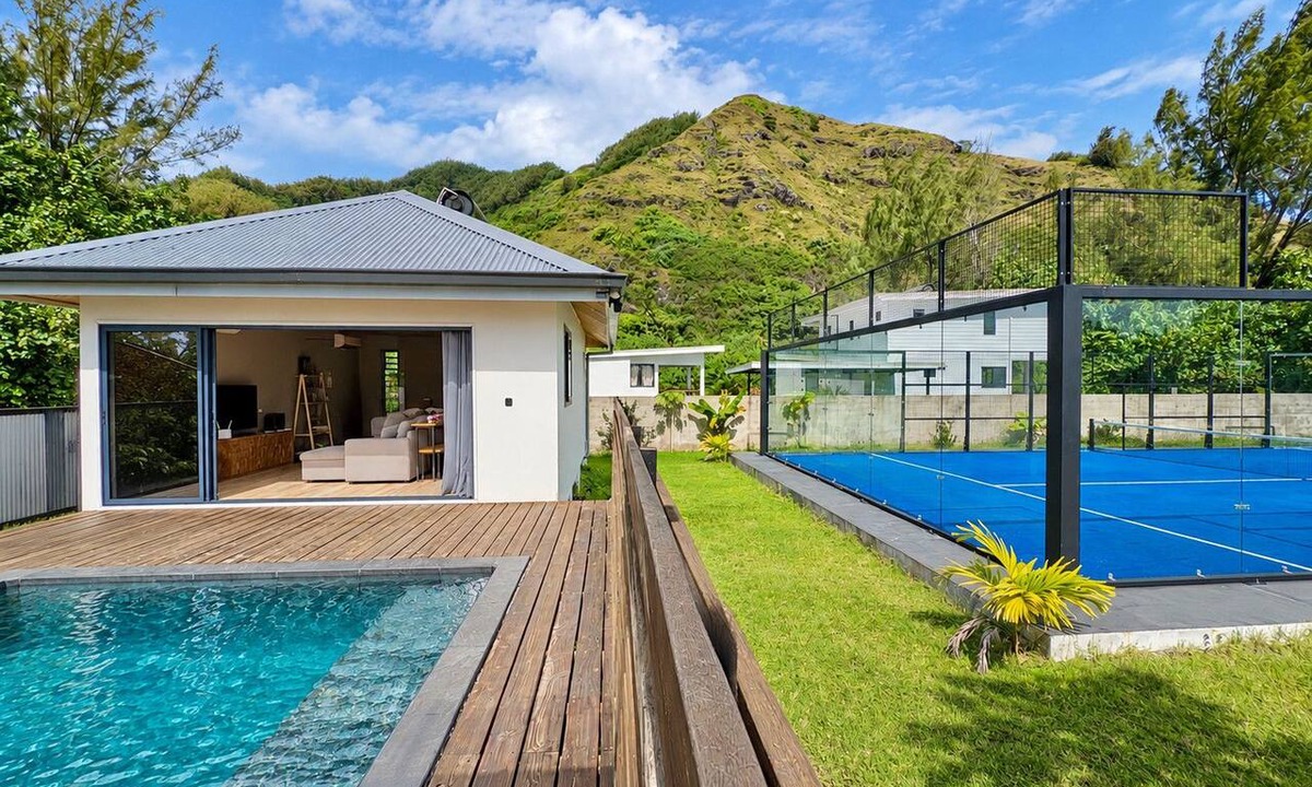 Tiahura House | Haumaru Bungalows - 2 private pools and private PADEL court - 6 pers