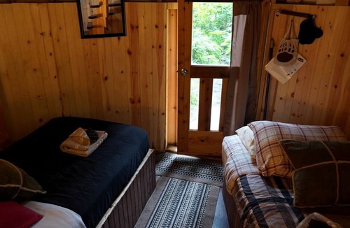 Bear Creek RV Rental | Bunk Yurts 4 Beds Salmon Shack