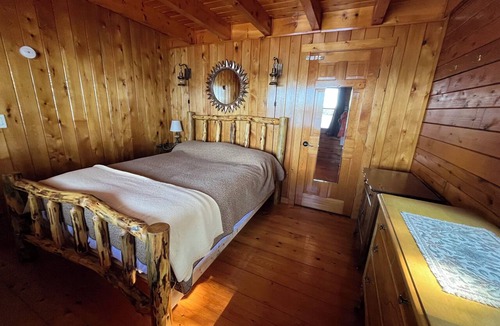 Jackman Cabin | Charming Log Cabin on Big Wood Pond in Jackman, Maine
