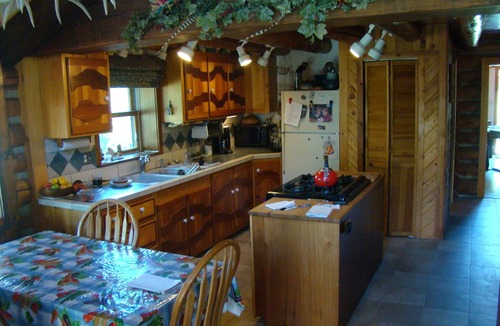 Mesa House | Custom log house located on the Grand Mesa one mile from Powderhorn Ski Resort.