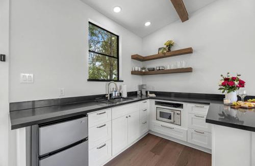 Waller House | Modern Farmhouse Tiny Home Resort with Goats & Pool near Houston, Hempstead Texas