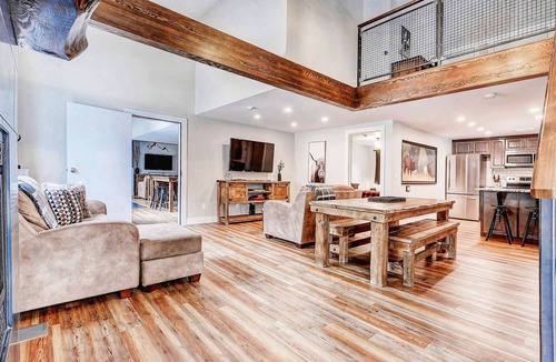 Canmore Villa | Mountain View Townhome with Pool & Banff Passes