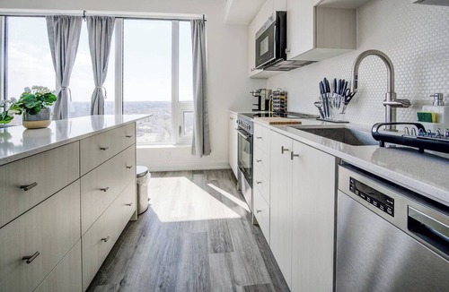 Kitchener Condo | Open concept w/city views