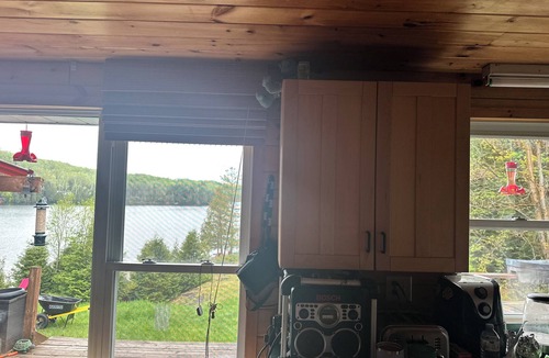 Trent Lakes Cottage | Rustic Waterfront Cottage -3 Bedroom,Sunset Views,Screened in Porch, Firepit, AC