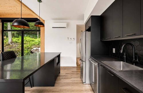 Nominingue Ski Chalet | Whiskey Mountain | Spa, fireplace and forest