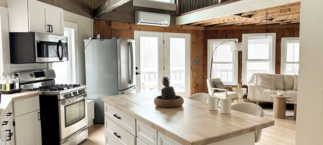 27 Acre Scandinavian-Inspired Hideaway Near Lake Sunapee in Goshen