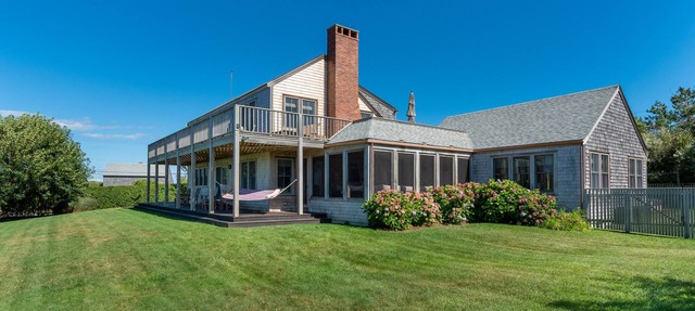 A True Madaket Gem-Direct Water Views, Pool & Option to Add 3 Bedroom Cottage in Nantucket