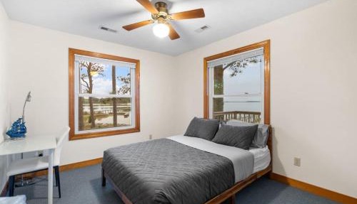 Adventures on the Bay - Bayfront Escape, Private Dock, Large Deck, and Lake Views! in Cobbs Creek