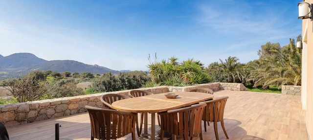Architect villa between sea and mountain in Corbara