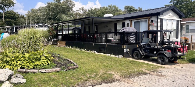 Beach view corner lot with ample space for family games or nightly bonfires! in Port Colborne