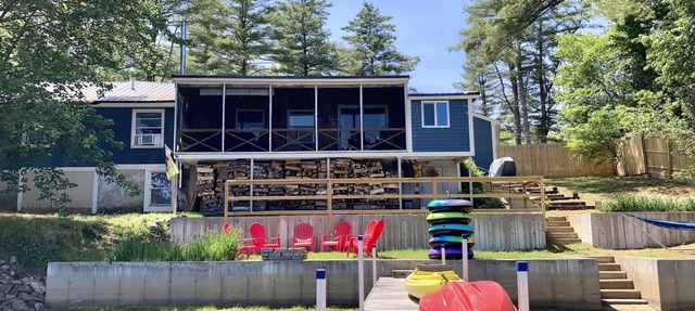 Big Pine Lakefront Cottage with Dock, Fire Pit & BBQ in Tilton