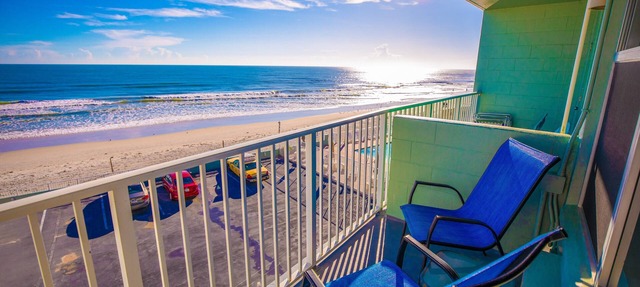 Breathtaking Ocean View Balcony Studio with New Pool Now Open in Daytona Beach