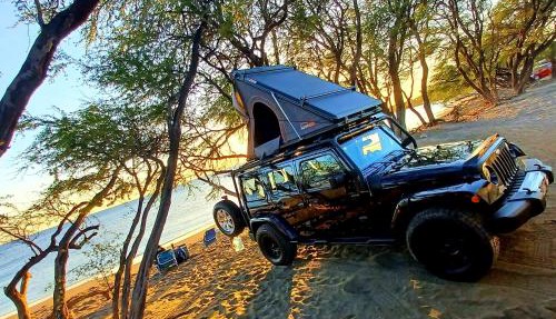 CampCar Maui Jeeps SUVs Hybrid Camper van Rentals with equipment and Travel Advice in Kahului