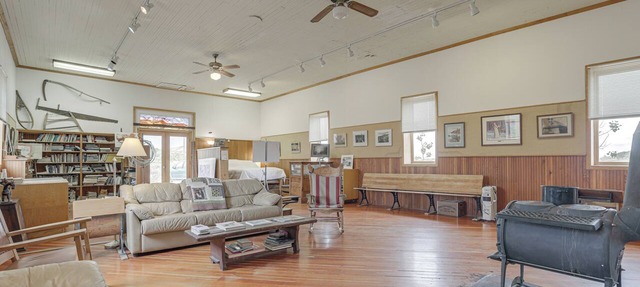 Converted Historic Schoolhouse: Wyoming Retreat in Greybull