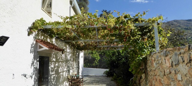 Country house near SPILI with peaceful garden, orange trees and jacuzzi in Mixorouma
