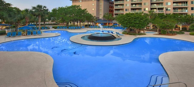Courtyard View - 2 Bedroom - Marriott's Grande Ocean - Full Resort Access in Hilton Head Island