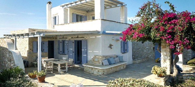 Cycladic Villa, Blue Stories. in Naousa
