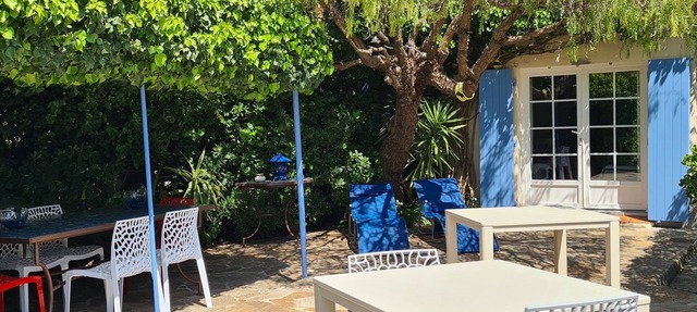Golf de St Tropez Exceptional sea view 100m beach fenced villa Bas Rayol in Rayol-Canadel-Sur-Mer