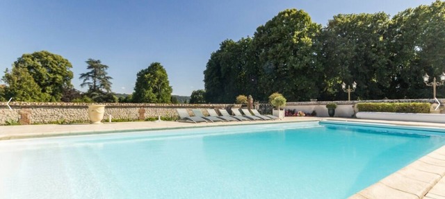 Grande Villa D'exception en Normandie Tennis, Piscine in Muids