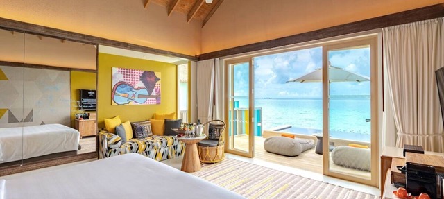 Hard Rock Maldives, Diamond Overwater Pool Villa, Lagoon Access, Pool in Eh`mafushi