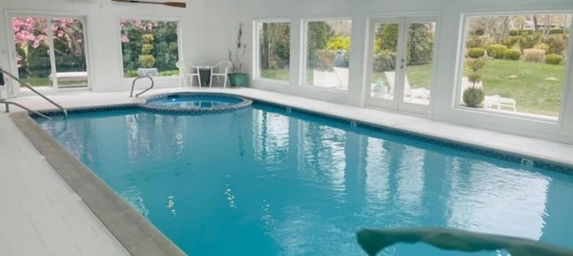 Heated Indoor Pool and Spa - Golf Course View in Mashpee