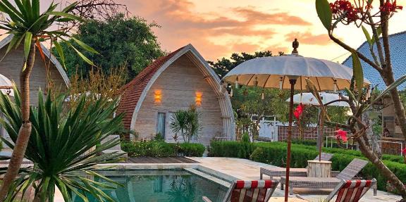 La Roja Bungalows in Nusa Penida