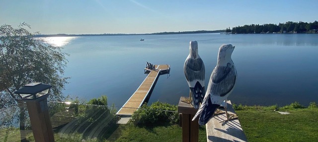 Lakefront renovated farmhouse with incredible lake views and waterfront bunkie in Kawartha Lakes