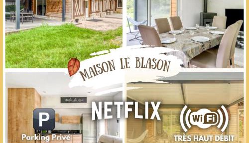 Le Blason - Maison avec terrasse - Calme & nature in Jumièges