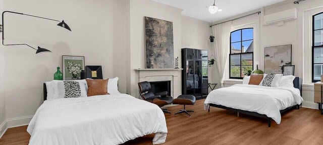 Luxury Two Queen Suite - Haven at The Marle Boutique Hotel Near JHU & DT in Baltimore