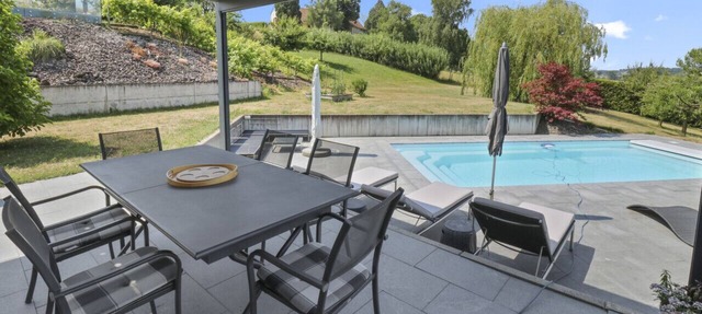 Magnificent villa with swimming pool and lake view in Cudrefin