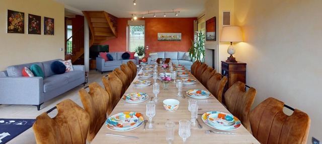 Maison d'Hippolyte 20 people : spa, Billiard baby in Noues de Sienne - Courson