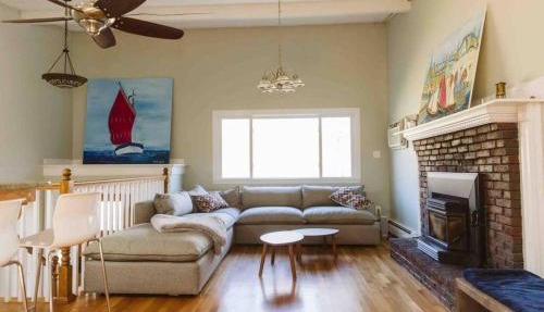 Manchester by the Sea|Outdoor Fireplace|King Bed in Manchester
