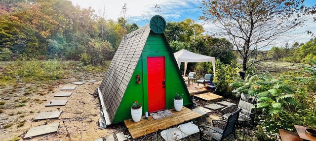 Off-Grid A-Frame Hideaway in Parry Sound
