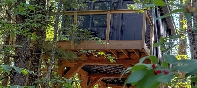 Owl's Nest Treehouse in Alstead