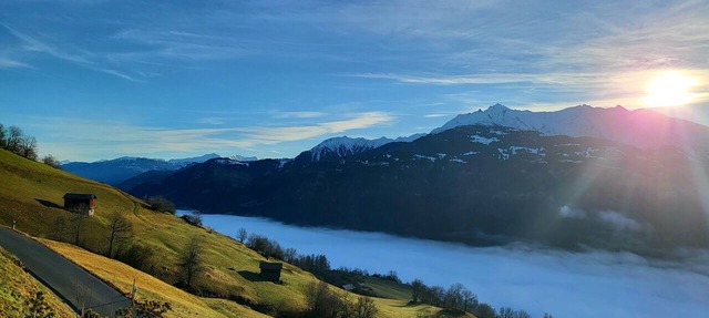 Panoramawohnung Surselva, Fantastischer Ausblick, Bietet Erholung und Aktivität in Ladir