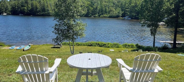 Quaint lakefront; firepit, boat, kayaks, paddleboard, grill, laundry, hammock in Springfield