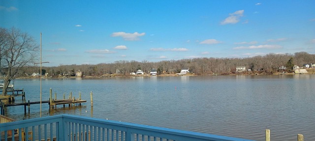 Serene 3-bedroom waterfront newly renovated house, AC, Fast WiFi, Patio in White Marsh