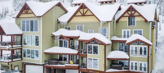 Ski in/out (Perfection run) sleeps 12, hot tub, walk to Village, 2 car garage in Beaverdell