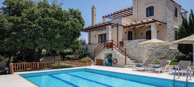 Stone Made villa in picturesque village! Private pool & full privacy! in Rethymno