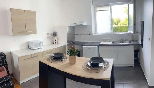 Studio confortable avec espace extérieur in Berneval-le-Grand