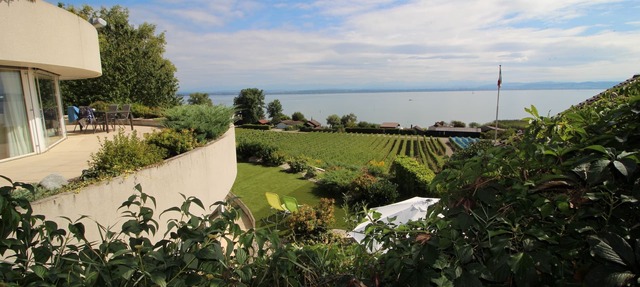 Studio with breathtaking view of Lake Neuchâtel in Bevaix