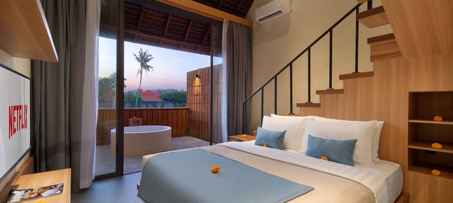 Suite Double River View in Canggu in Canggu