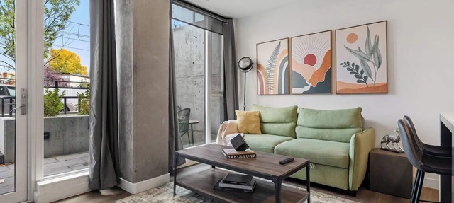 Upscale Industrial Condo with Patio near LRT in Calgary