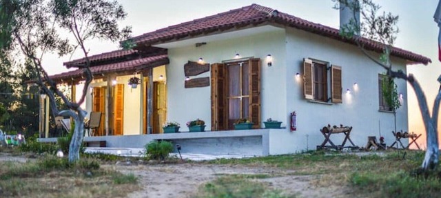 Vast Emerald, the only house in Kavourotrypes in Sithonia