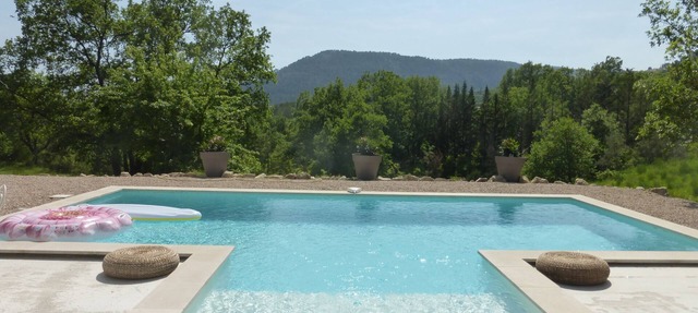 Villa in a green setting, not overlooked, facing the village of Bargemon in bargemon