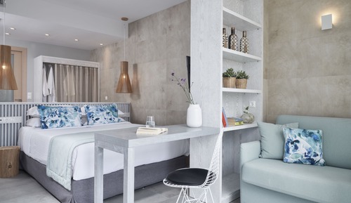 Triple Room, Partial Sea View, Mezzanine
