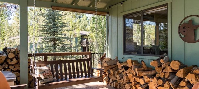360° deck. Head north with your dog and your jacket! in Munds Park
