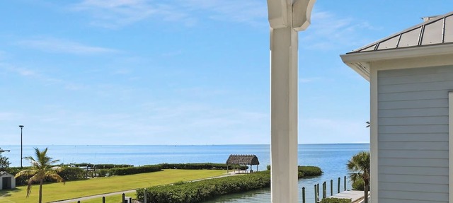 Islamorada home in Anglers Reef with Ocean Views, Dock, Com Pool & Private Beach in Islamorada