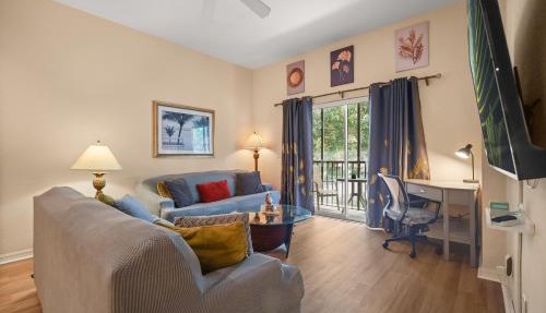 Private Patios with Resort Beach and Fishing Pier in Kissimmee