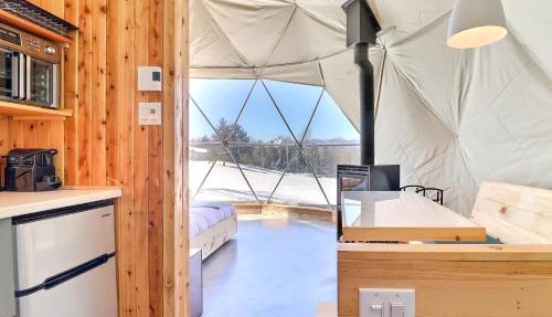 Mi-clos - luxury pods with private jacuzzi and sauna in Orford